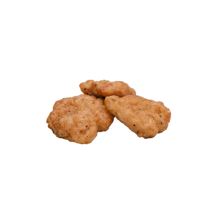 Saltfiskstrimlar í Orlý deigi