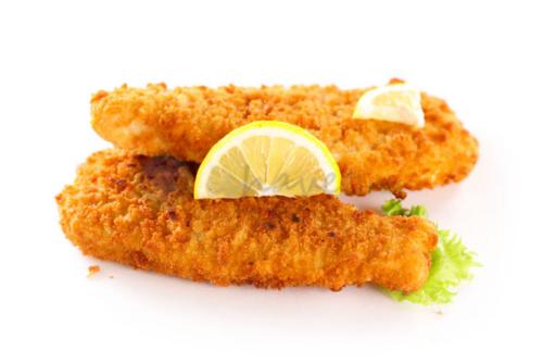 Brauðaður fiskur